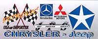 DAIMLERCHRYSLER, CHRYSLER-JEEP, MERCEDES, MITSUBISHI - Auto delovi Beograd - Slika logo 
