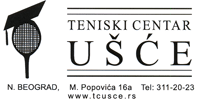 TENISKI KLUB UŠĆE - Теннисные клубы, теннисные корты, теннисные школы Beograd - Фото logo 