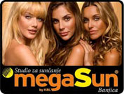 MEGASUN BANJICA - SUNSET - Solarijum Beograd - Slika logo 