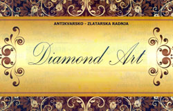 ANTIKVARSKO ZLATARSKA RADNJA DIAMOND ART - Antikvarnice Beograd - Slika logo 