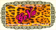 GOYA KAFE RESTORAN KLUB - Restorani Beograd - Slika logo 