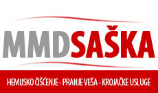 M.M.D. SAŠKA - HEMIJSKO ČIŠĆENJE, PERIONICA VEŠA, KROJAČKE USLUGE - Krojači Beograd - Slika logo 