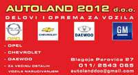 AUTOLAND 2012 DOO - Ulja i filteri Beograd - Slika logo 
