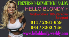 HELLO BLONDY + - Masaža Beograd - Slika logo 