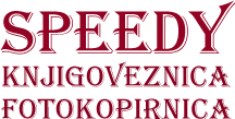 KNJIGOVEZNICA - FOTOKOPIRNICA SPEEDY BOOK - Fotokopirnice Beograd - Slika logo 