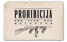 PRE - CLUB - BAR PROHIBICIJA - Kafe barovi i klubovi Beograd - Slika logo 