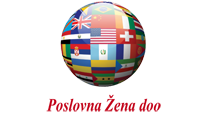 POSLOVNA ŽENA - IZRADA ZASTAVA - Štamparije Beograd - Slika logo 