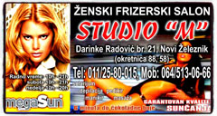 STUDIO M - Solarijum Beograd - Slika logo 