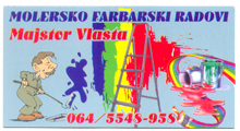 PAINTING SERVICES BY PAINTER VLASTA - Trade services Beograd - Photo logo 