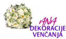 ANA DEKORACIJE VENČANJA - Dekoracije, dekorativni predmeti Beograd - Slika logo 