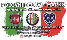 ALFA FIAT LANCIA AUTO OTPAD MARKO