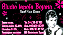 BOJANA STUDIO LEPOTE - Frizerski saloni Beograd - Slika logo 