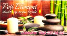 PETI ELEMENT STUDIO ZA NEGU LEPOTE - Manikiri, pedikiri Beograd - Slika logo 