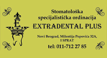 EXTRADENTAL PLUS STOMATOLOŠKA SPECIJALISTIČKA ORDINACIJA - Stomatološke ordinacije Beograd - Slika logo 