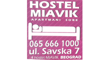 HOSTEL MIAVIK - Квартиры Beograd - Фото logo 