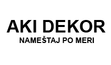 AKI DEKOR - IZRADA NAMEŠTAJA PO MERI, STOLAR - Stolarske radionice, izrada nameštaja Beograd - Slika logo 