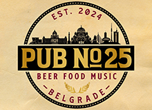PUB NO 25 - Kafe barovi i klubovi Beograd - Slika logo 
