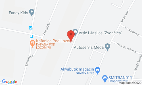 PREDŠKOLSKA USTANOVA ZVONČICA - VRTIĆ ZVONČICA Živka Petrovića 44, Zemun