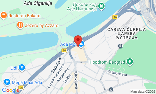 SUSHI BOKS Radnička 9, Tržni centar Ada Mall, 3. sprat,  Savski venac