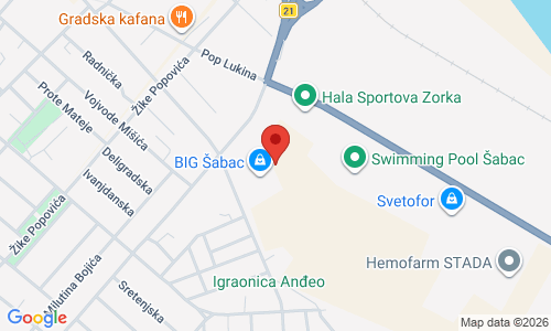 ATHLETIC'S GYM Šabac - BIG Retail park, Vojvode Janka Stojićevića 5